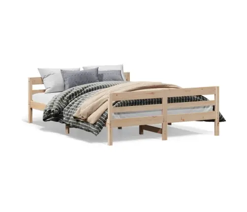 Lovos Rėmas Be Čiužinio, 120X200cm Pušies Medienos Masyvas