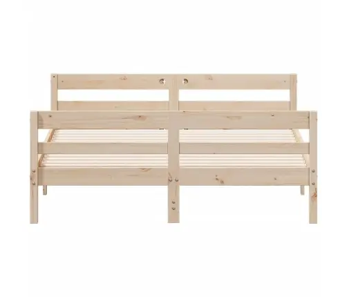 Lovos Rėmas Be Čiužinio, 120X200cm Pušies Medienos Masyvas