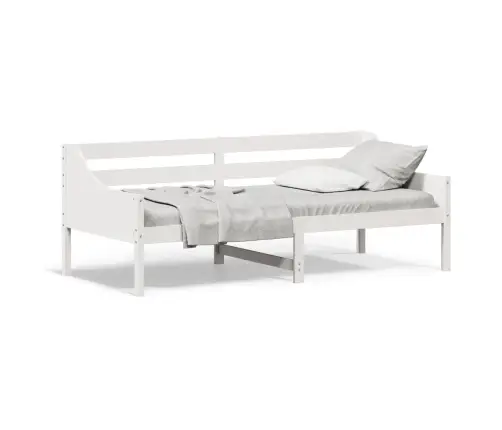 Gulta Bez Matrača, Balts, 80X200 Cm, Priedes Masīvkoks Vidaxl