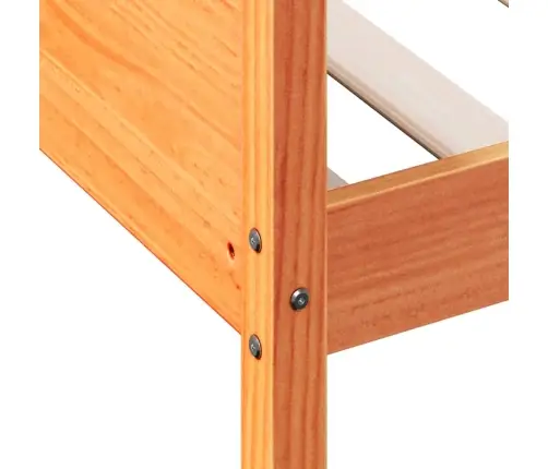 Päevavoodi Ilma Madratsita, Vahapruun, 80 X 200 cm Männipuit