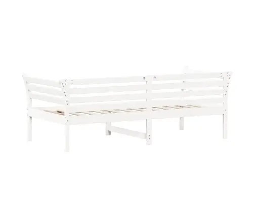 Gulta Bez Matrača, Balts, 90X200 Cm, Priedes Masīvkoks Vidaxl