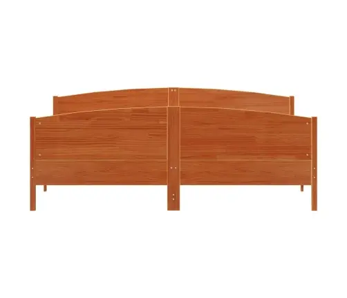 Gulta Bez Matrača, Vaska Brūnas, 200X200 Cm, Priedes Masīvkoks Vidaxl Gulta Bez Matrača, Vaska Brūnas, 200X200 Cm, Priedes Masīvkoks Vidaxl