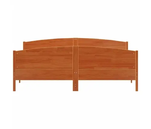 Voodiraam Ilma Madratsita, Vahapruun, 180 X 200 cm Männipuit