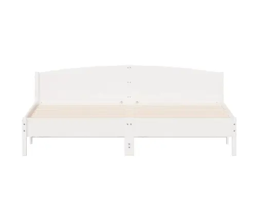 Lovos Rėmas Be Čiužinio, Baltas, 180X200cm Pušies Masyvas