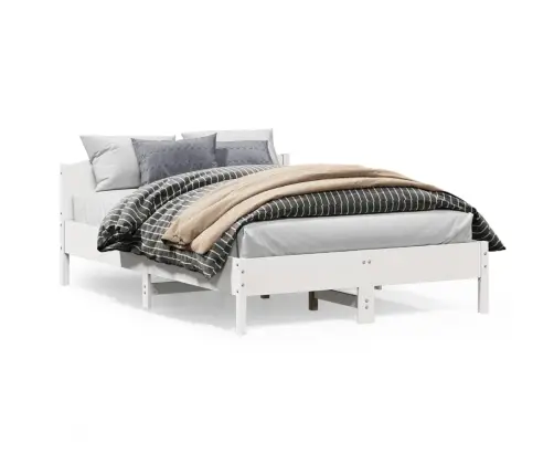 Voodiraam Ilma Madratsita, Valge, 160 X 200 cm Männipuit