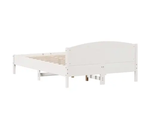 Voodiraam Ilma Madratsita, Valge, 160 X 200 cm Männipuit