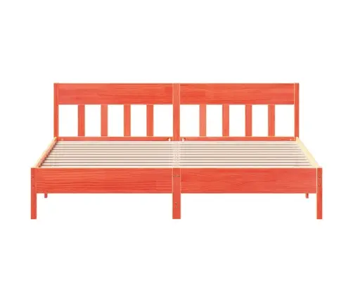 Voodiraam Ilma Madratsita, Vahapruun, 180 X 200 cm Männipuit