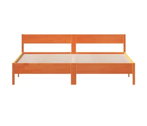 Voodiraam Ilma Madratsita, Vahapruun, 200 X 200 cm Männipuit