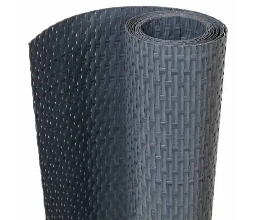 Balkona Aizsegs, Pelēks, 300X80 Cm, Pe Rotangpalma Vidaxl