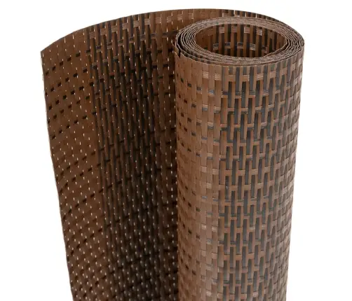 Balkona Aizsegs, Brūns Un Melns, 300X90 Cm, Pe Rotangpalma Vidaxl