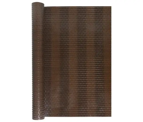 Balkona Aizsegs, Brūns Un Melns, 300X90 Cm, Pe Rotangpalma Vidaxl