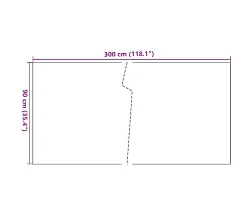 Balkona Aizsegs, Brūns Un Melns, 300X90 Cm, Pe Rotangpalma Vidaxl