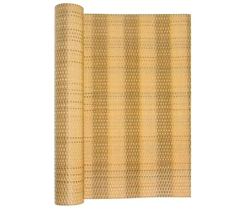 Balkona Aizsegs, Gaiši Brūns, 400X80 Cm, Pe Rotangpalma Vidaxl