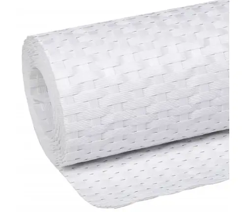 Balkona Aizsegs, Balts, 300X80 Cm, Pe Rotangpalma Vidaxl