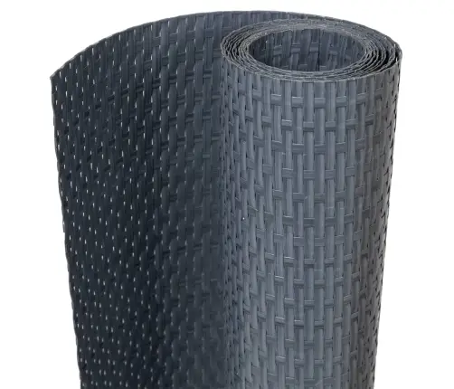 Balkona Aizsegi, 5 Gab., Pelēks, 255X19 Cm, Pe Rotangpalma Vidaxl