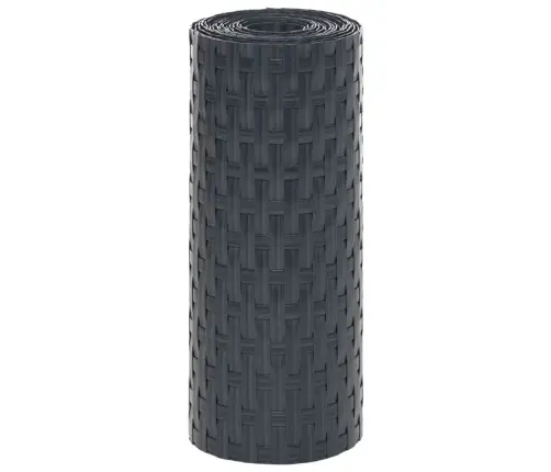 Balkona Aizsegi, 5 Gab., Pelēks, 255X19 Cm, Pe Rotangpalma Vidaxl