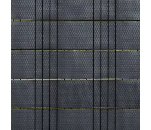 Balkona Aizsegi, 5 Gab., Pelēks, 255X19 Cm, Pe Rotangpalma Vidaxl