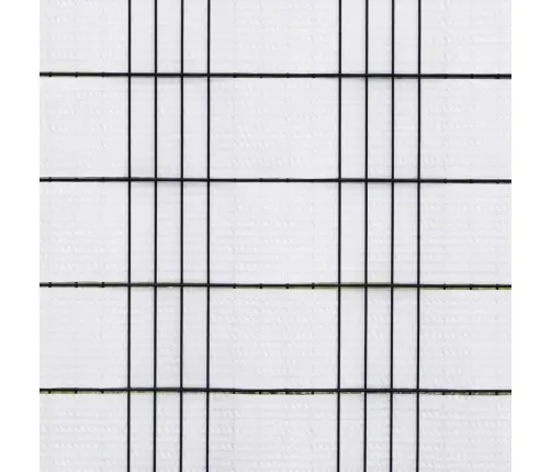 Balkona Aizsegi, 10 Gab., Balts, 255X19 Cm, Pe Rotangpalma Vidaxl