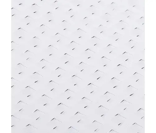 Balkona Aizsegi, 10 Gab., Balts, 255X19 Cm, Pe Rotangpalma Vidaxl