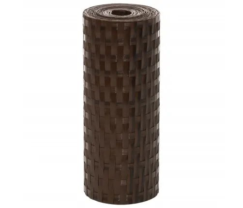 Balkona Aizsegi, 10 Gab., Brūns Un Melns, 255X19 Cm, Pe Vidaxl