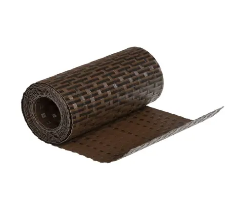 Balkona Aizsegi, 10 Gab., Brūns Un Melns, 255X19 Cm, Pe Vidaxl