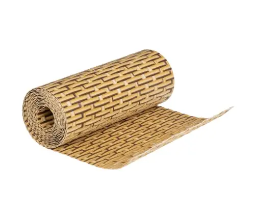 Balkona Aizsegi, 5 Gab., Gaiši Brūns, 255X19 Cm, Pe Rotangpalma Vidaxl