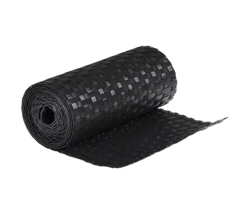 Balkono Pertvaros, 5Vnt., Juodos Spalvos, 255X19cm Poliratanas