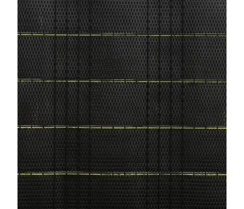 Balkono Pertvaros, 5Vnt., Juodos Spalvos, 255X19cm Poliratanas