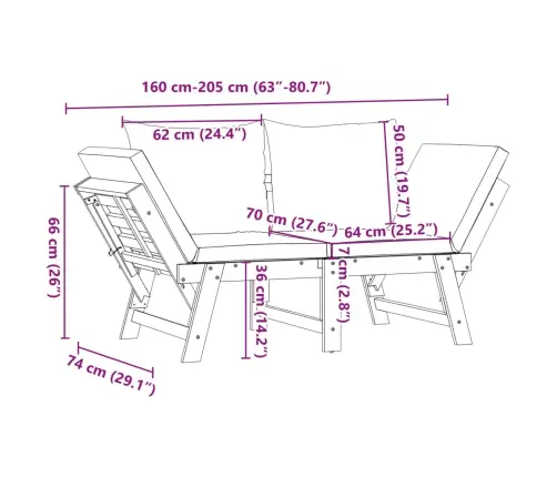 Dārza Sols Ar Matračiem, Akācijas Masīvkoks Vidaxl Dārza Sols Ar Matračiem, Akācijas Masīvkoks Vidaxl