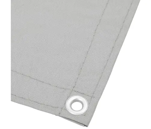 Balkona Aizslietnis, Gaiši Pelēks, 75X1000 Cm, 100% Poliestera Vidaxl