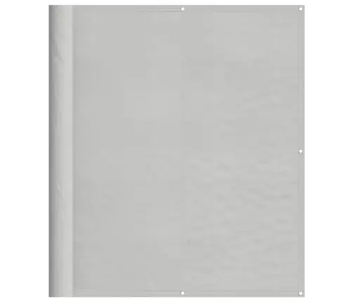 Balkona Aizslietnis, Gaiši Pelēks, 120X400 Cm, 100% Poliestera Vidaxl