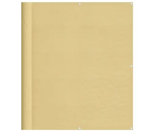 Balkono Pertvara, Smėlio, 120X400cm 100% Oksfordo Poliesteris