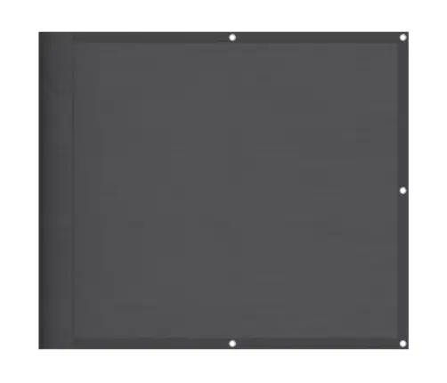 Balkona Aizslietnis, Antracītpelēks, 90X700 Cm, 100% Poliestera Vidaxl