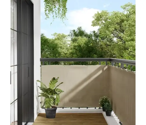 Balkono Pertvara, Smėlio, 90X700cm 100% Oksfordo Poliesteris