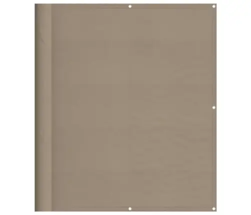 Balkona Aizslietnis, Pelēkbrūns, 120X700 Cm, 100% Poliestera Vidaxl