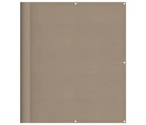 Balkona Aizslietnis, Pelēkbrūns, 120X800 Cm, 100% Poliestera Vidaxl