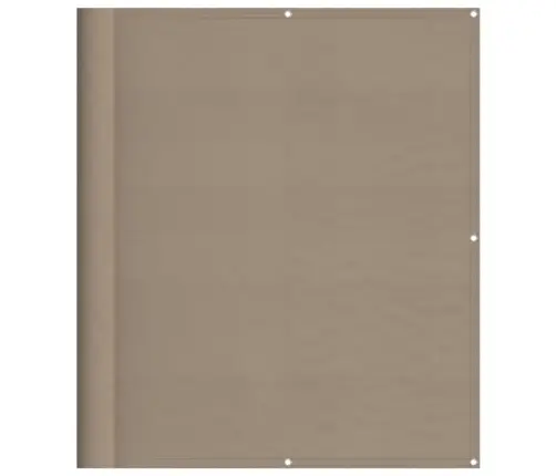 Balkona Aizslietnis, Pelēkbrūns, 120X1000 Cm, 100% Poliestera Vidaxl