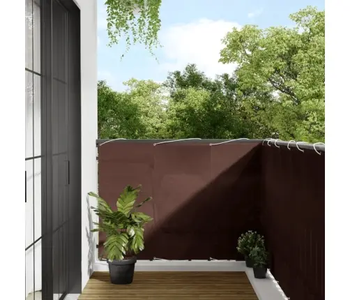 Balkona Aizslietnis, Brūns, 120X1000 Cm, 100% Poliestera Vidaxl