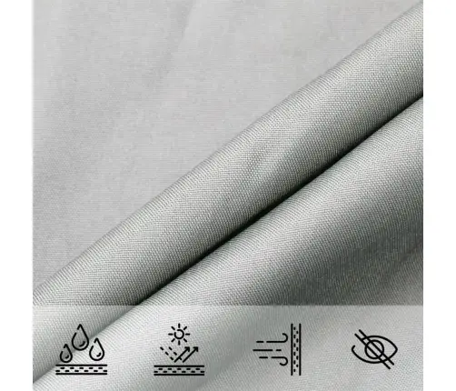 Saules Aizsargs, 4X4X5,8 M, 100% Poliesters, Oksforda Audums Vidaxl