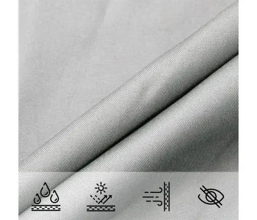 Saules Aizsargs, 6X6X6 M, 100% Poliesters, Oksforda Audums Vidaxl