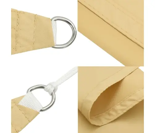 Burė Nuo Saulės, Smėlio, 4X5X5M, 100% Oksfordo Poliesteris