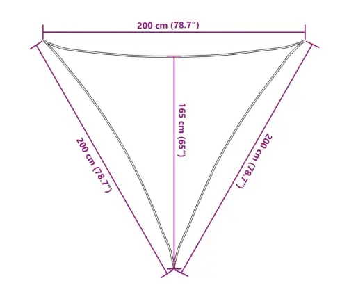 Päikesevarjupuri Antratsiit 2X2X2 M 100% Polüester Oxford