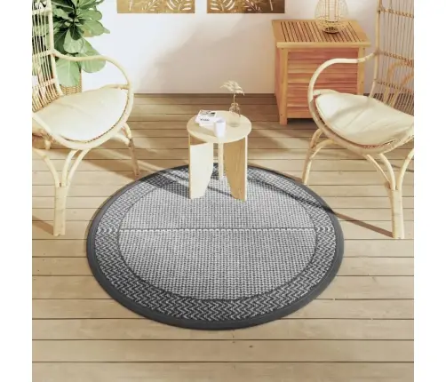 Āra Paklājs, Ø120 Cm, Arakil Pelēks, Pp Vidaxl