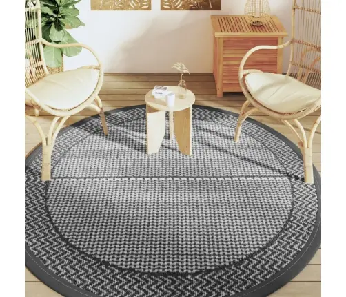 Āra Paklājs, Ø200 Cm, Arakil Pelēks, Pp Vidaxl