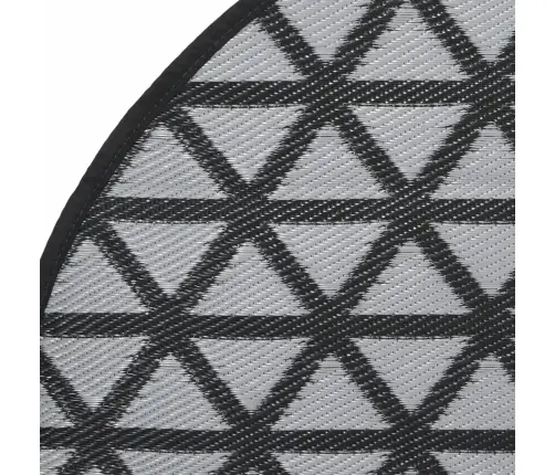 Lauko Kilimas, Arakil Juodos Spalvos, 120Cm Skersmens, Pp