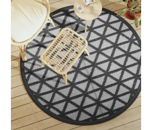 Õuevaip, Arakil Must, Ø160 cm Pp