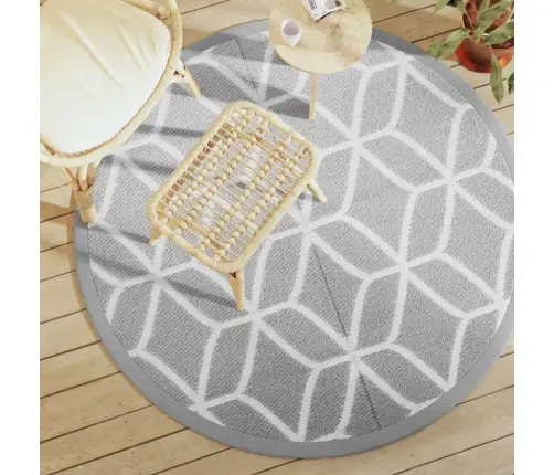 Āra Paklājs, Ø160 Cm, Arakil Pelēks, Pp Vidaxl