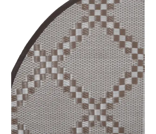 Āra Paklājs, Ø120 Cm, Arakil Brūns Pp Vidaxl