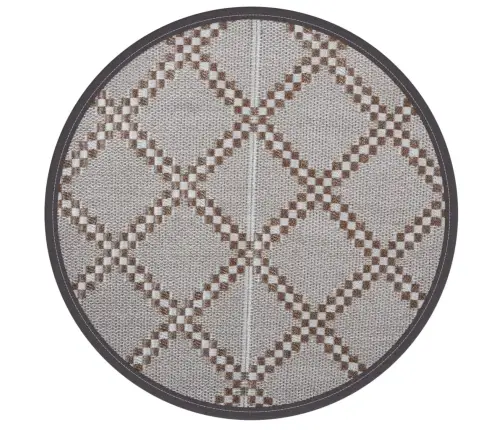Āra Paklājs, Ø160 Cm, Arakil Brūns, Pp Vidaxl