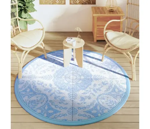 Āra Paklājs, Ø160 Cm, Arakil Zilgans Pp Vidaxl